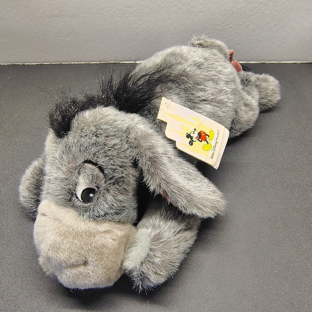 Disney Eeyore Plush Toy Grey Winnie the Pooh Walt Disney World NWT